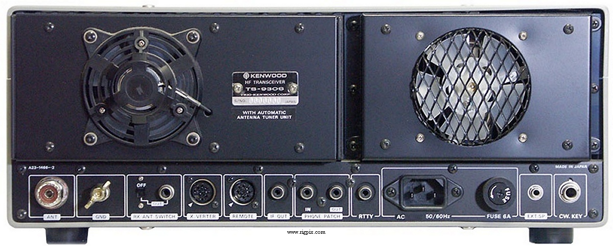 A rear picture of Kenwood TS-930S