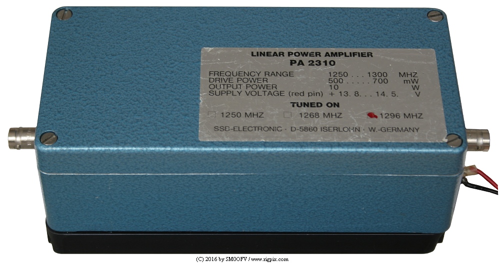 A bottom picture of SSB Electronic PA-2310