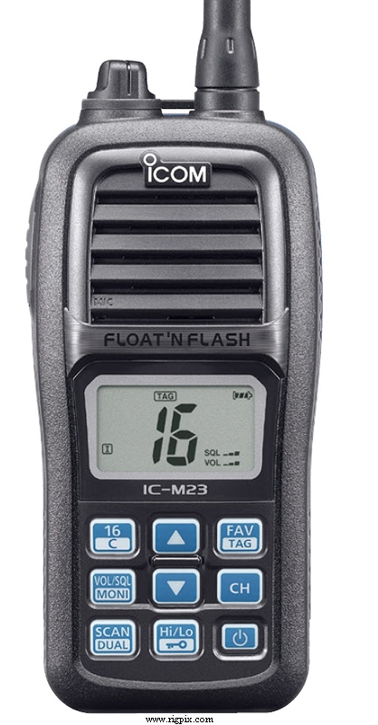 A picture of Icom IC-M23