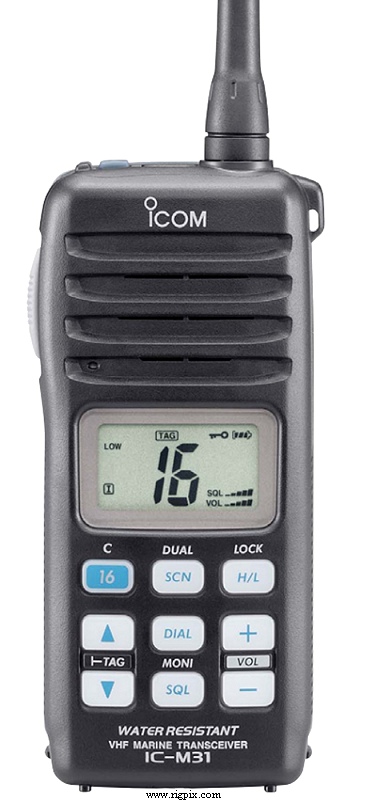 A picture of Icom IC-M31