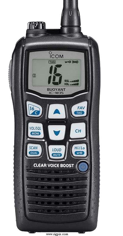 A picture of Icom IC-M35