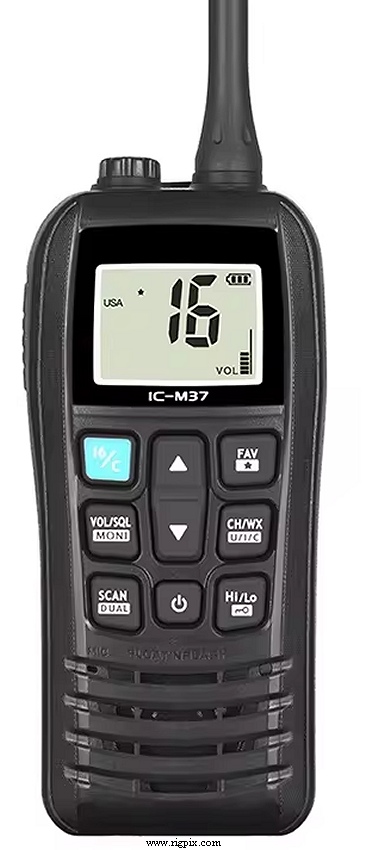 A picture of Icom IC-M37