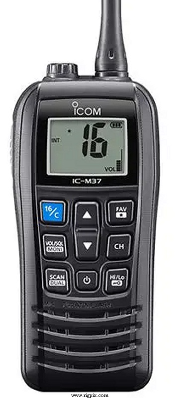 A picture of Icom IC-M37E