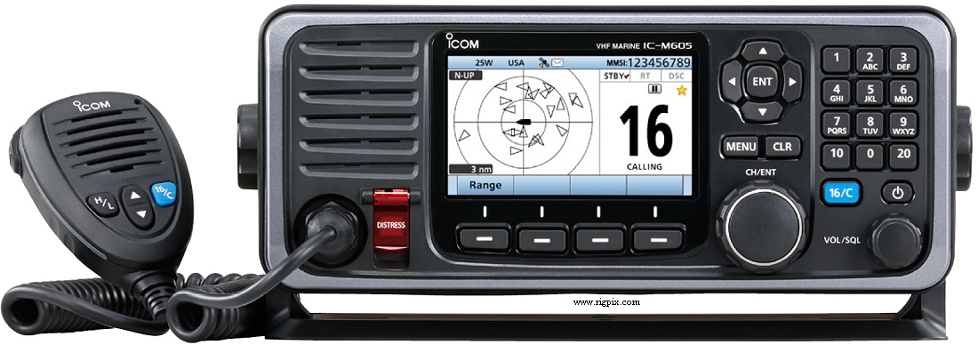 RigPix Database - Icom - IC-M605 Euro