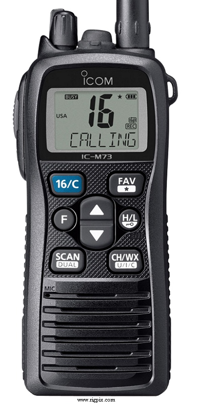 A picture of Icom IC-M73