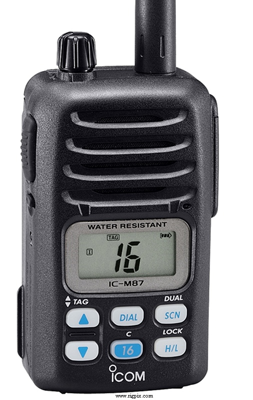 A picture of Icom IC-M87