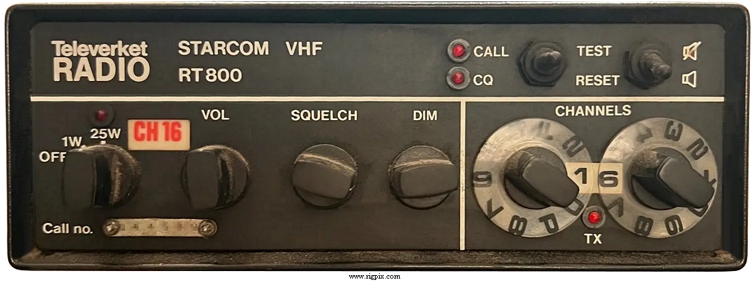 A picture of Starcom RT800 (By Televerket Radio)