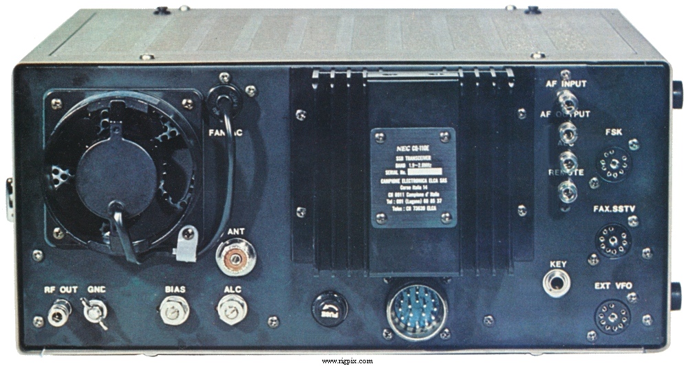 A rear picture of NEC CQ-110E