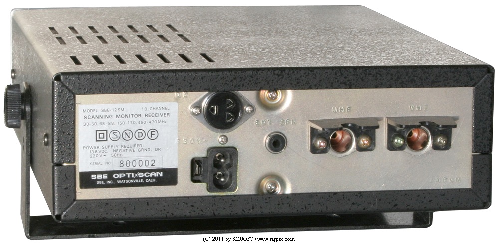 A rear picture of SBE Opti-scan (SBE-12SM)