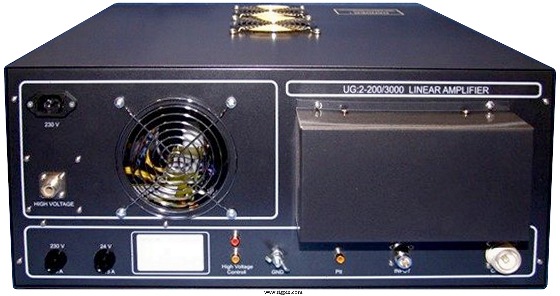 A rear picture of Amplitec UG:2-200/3000