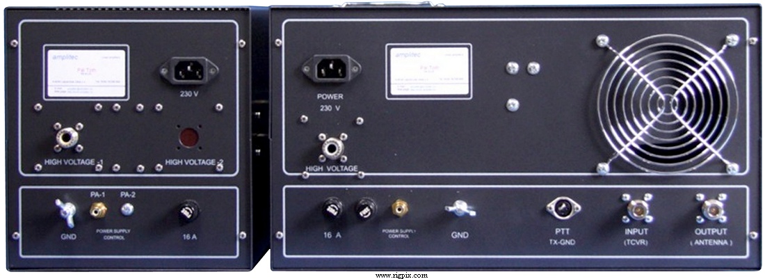 A rear picture of Amplitec UG:6-100/1500