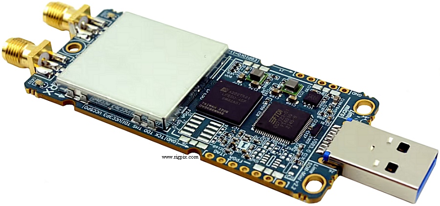A picture of LimeSDR Mini 2 (By Lime Microsystems)