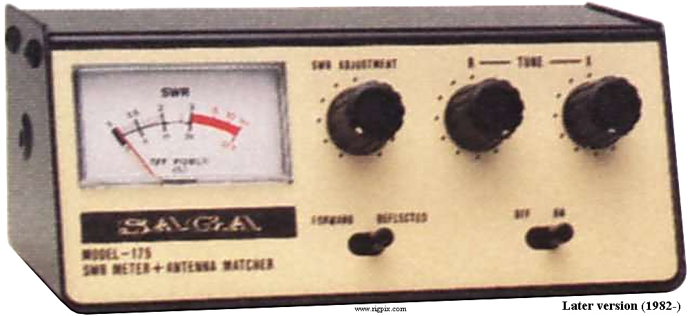 A rear picture of Saga 175, later version