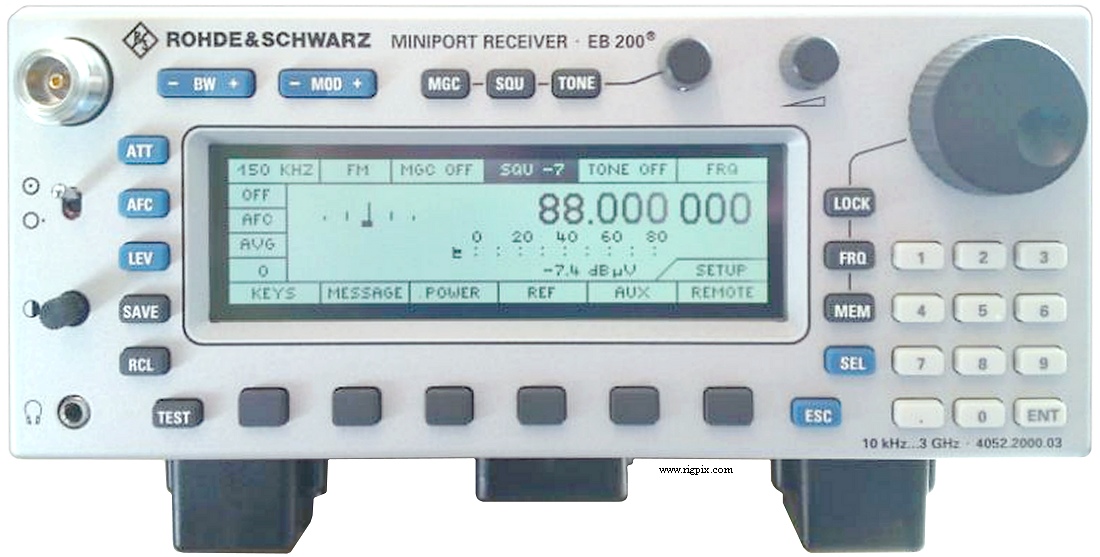 A picture of Rohde & Schwarz EB-200 ''Miniport''