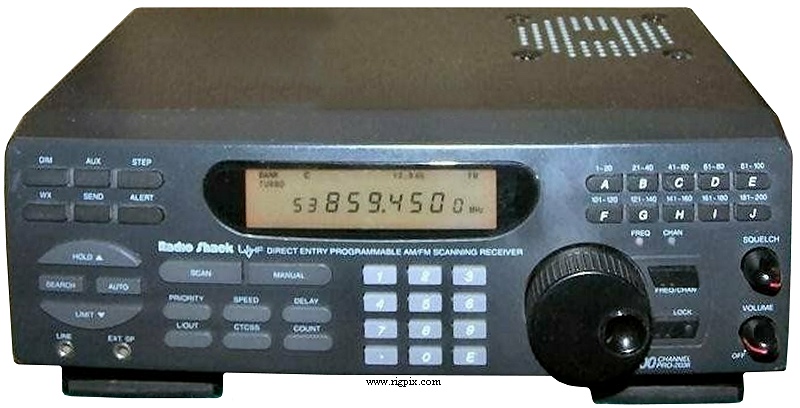 A picture of RadioShack Pro-2036 (20-412)