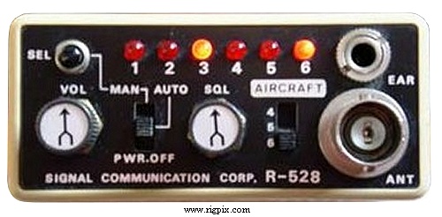 A top panel picture of Signal Communication Corp. R-528 version 2