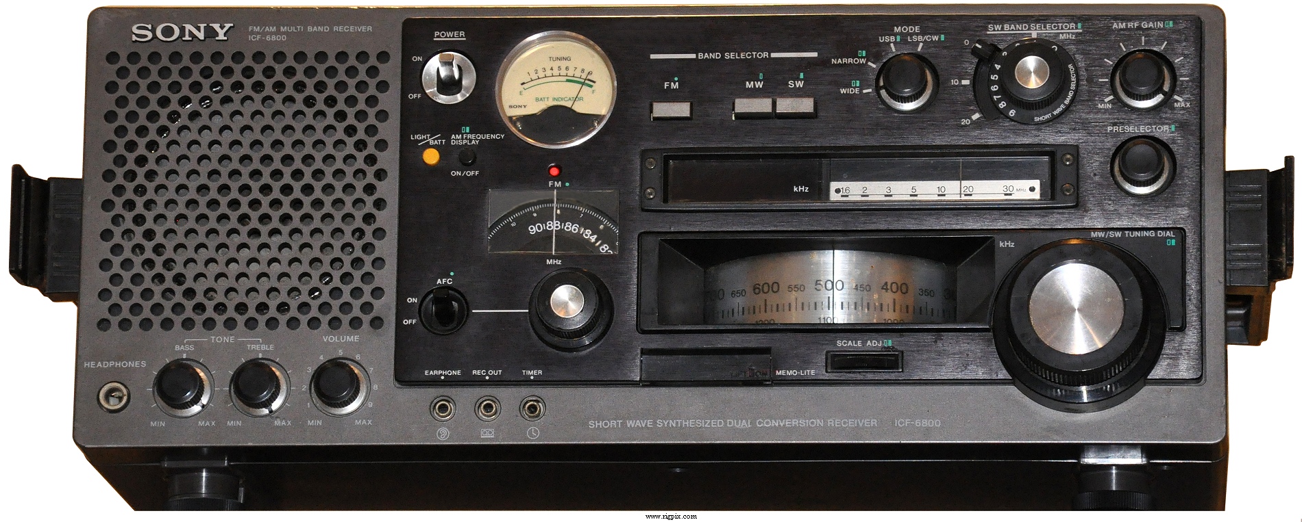 最低価格の ソニー ラジオ受信機 ＩＣＦ－６８００ ジャンク品 ラジオ 