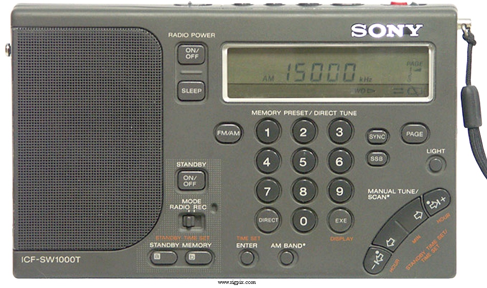A picture of Sony ICF-SW1000T