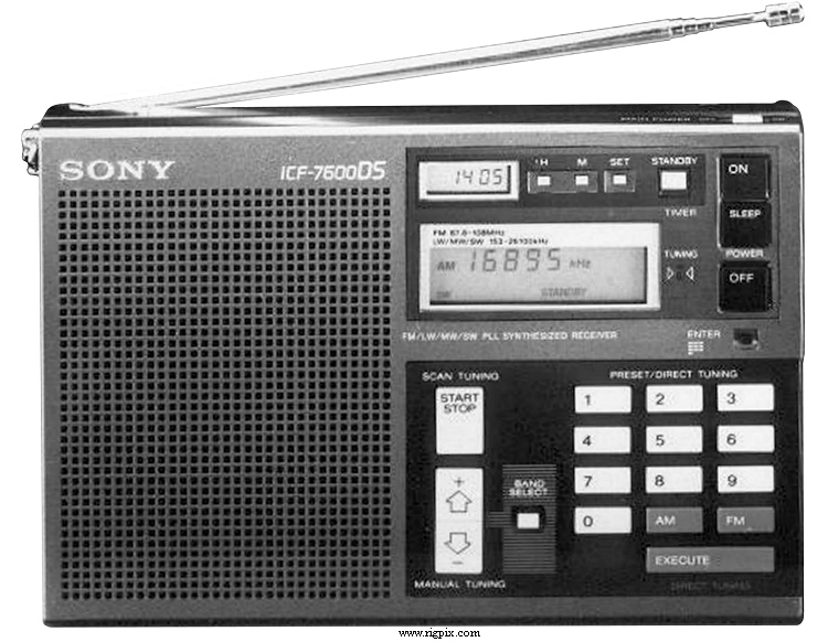 A picture of Sony ICF-7600DS