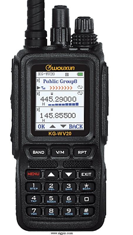 A picture of Wouxun KG-WV20