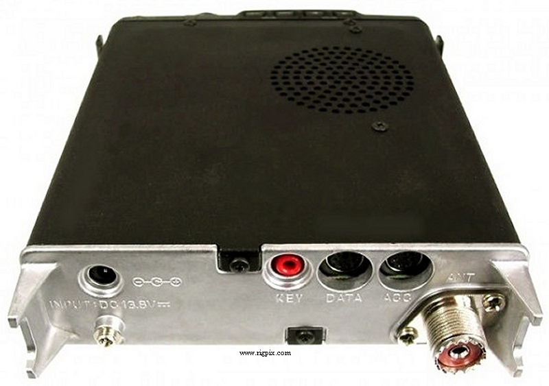 A rear picture of Yaesu FT-817ND
