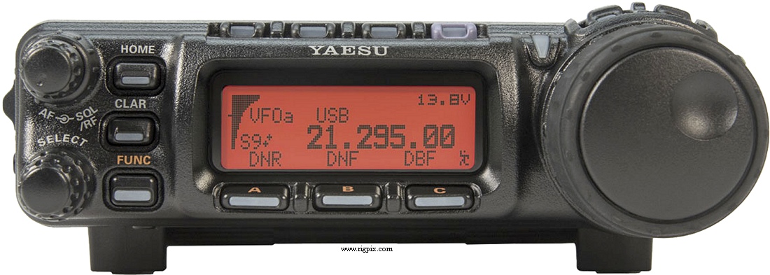 A picture of Yaesu FT-857D