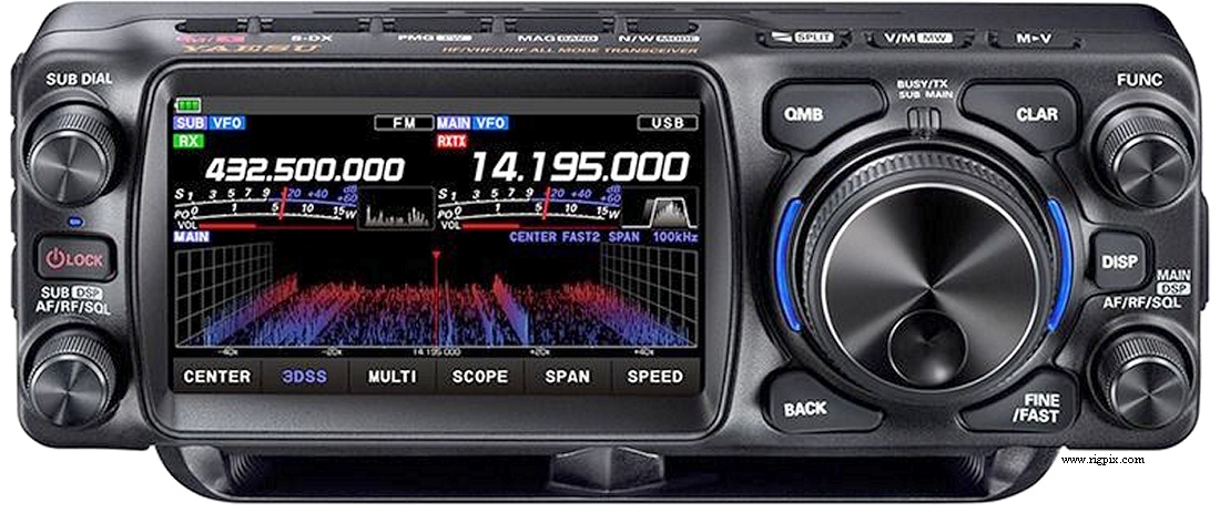 A picture of Yaesu FTX-1F